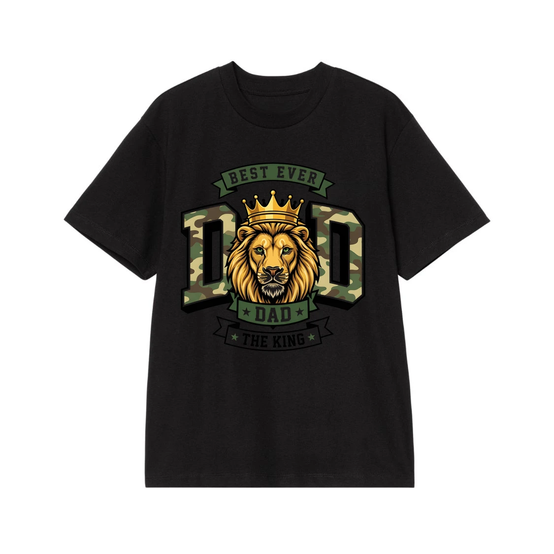 Powerful Lion King Dad Vintage T-Shirt