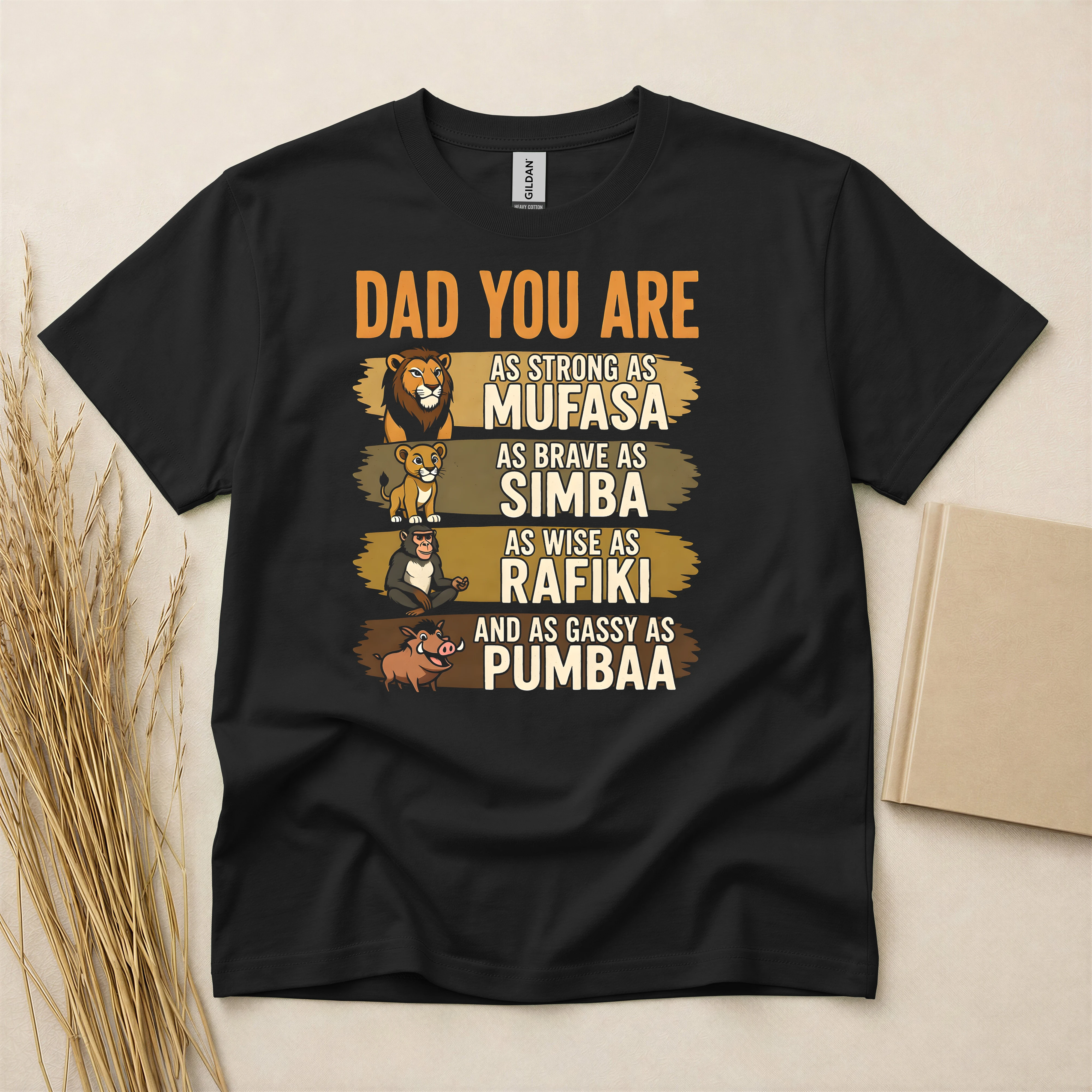 Dad Hero Strength Wisdom Humor Graphic T-Shirt