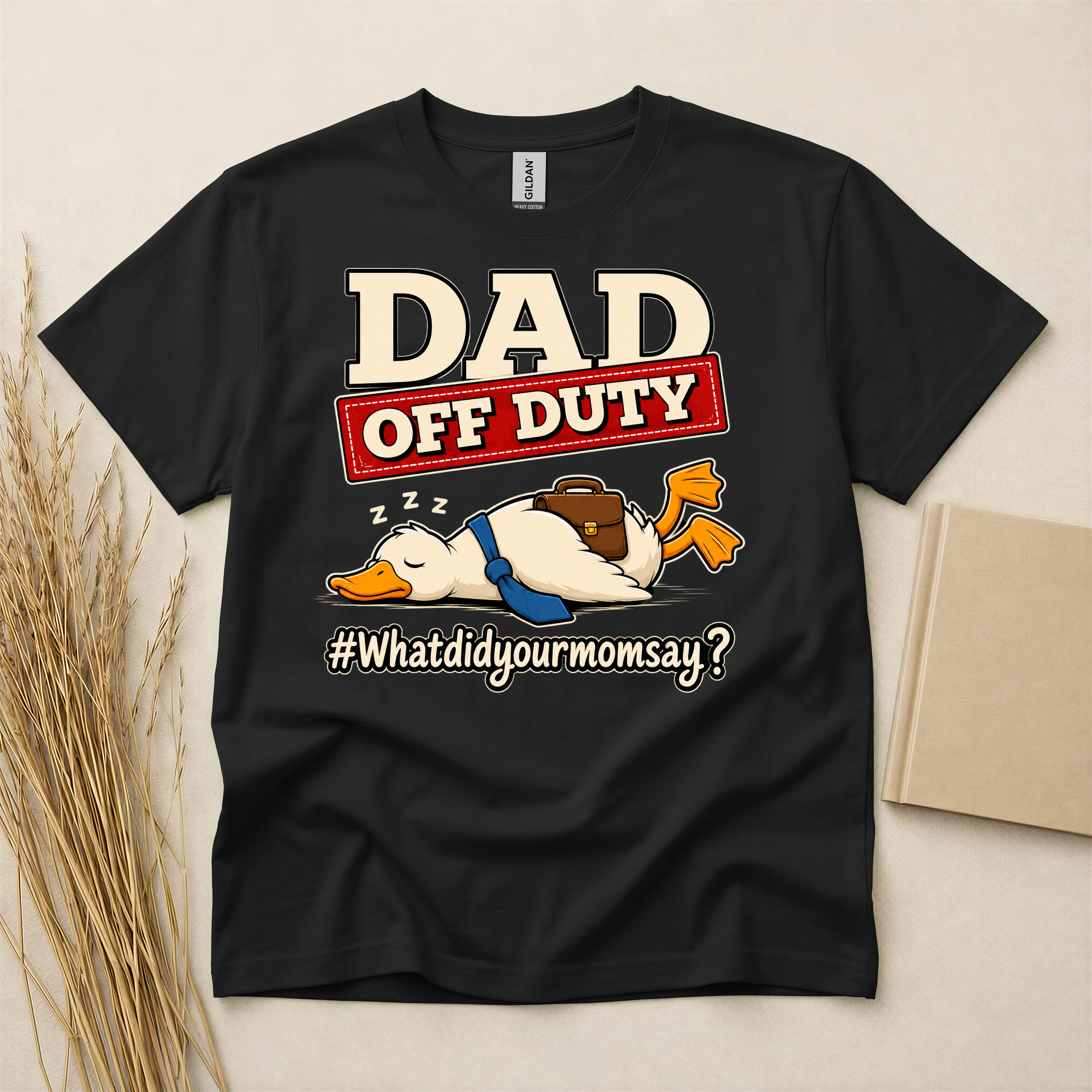 Dad Off Duty Parenting Humor T-Shirt