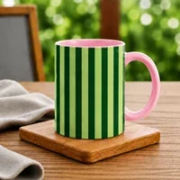 Pink and Green Stripe