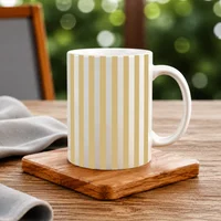 White And Beige Stripe