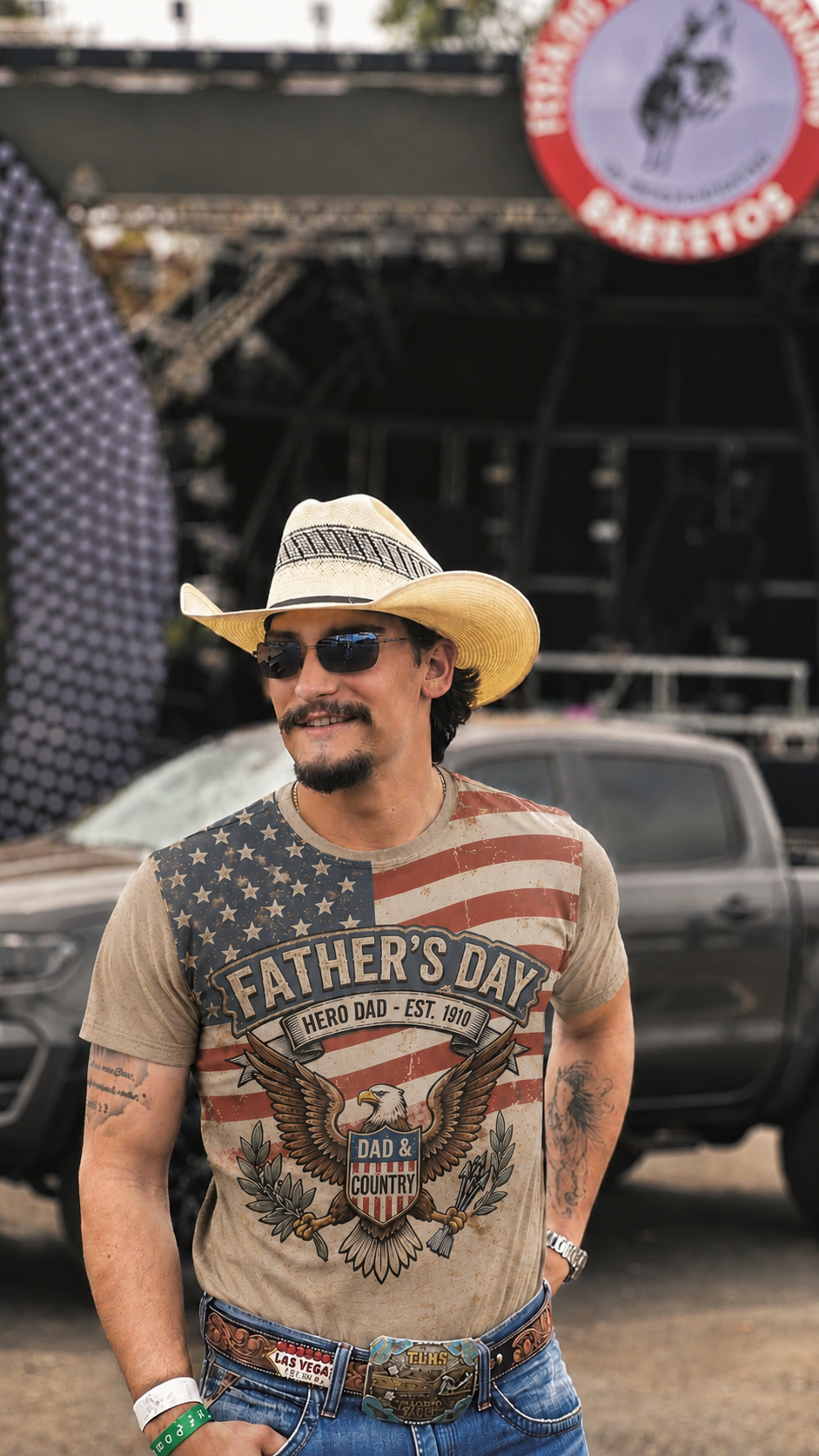 Fathers Day Hero Dad T-Shirt
