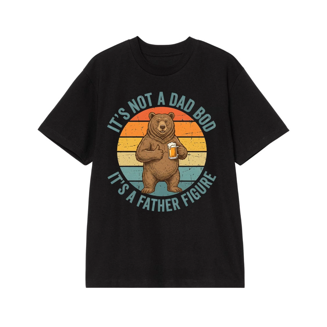 Father Figure Bear Vintage Graphic T-Shirt