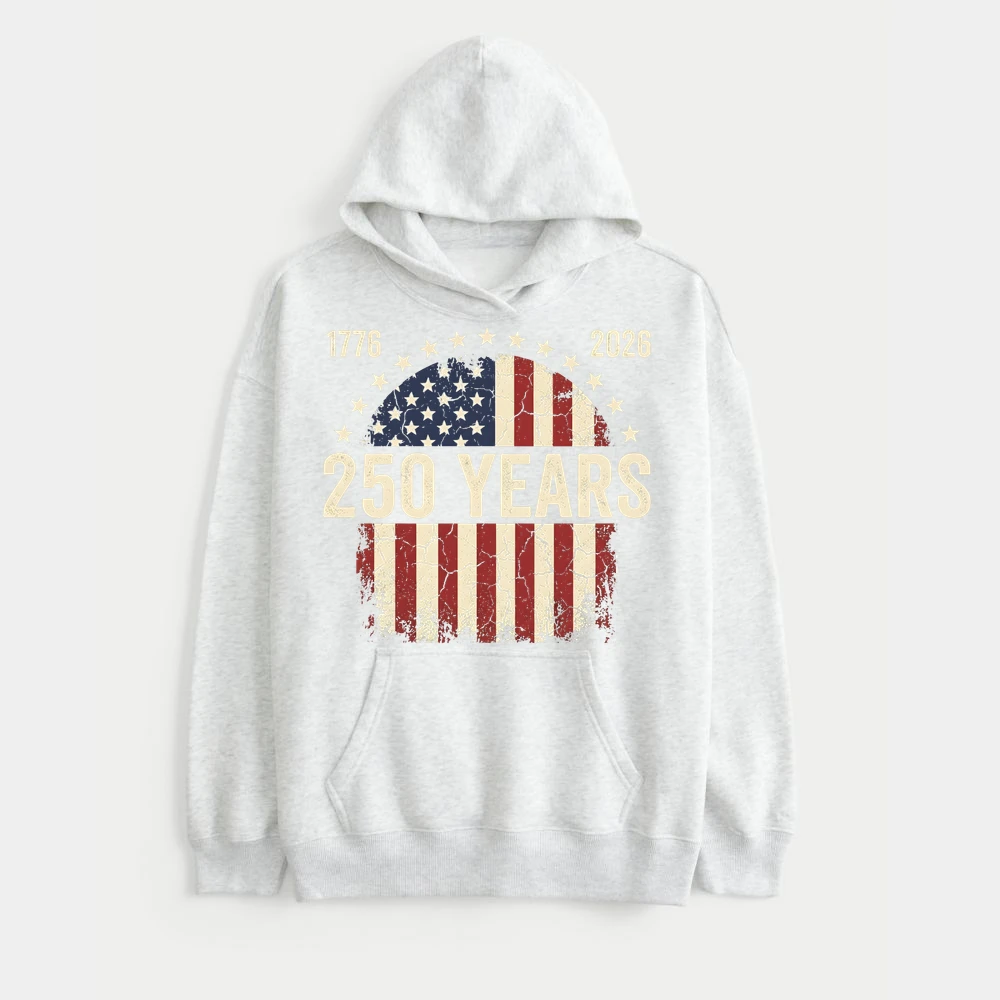 Patriotic American Flag 250 Years Graphic T-Shirt