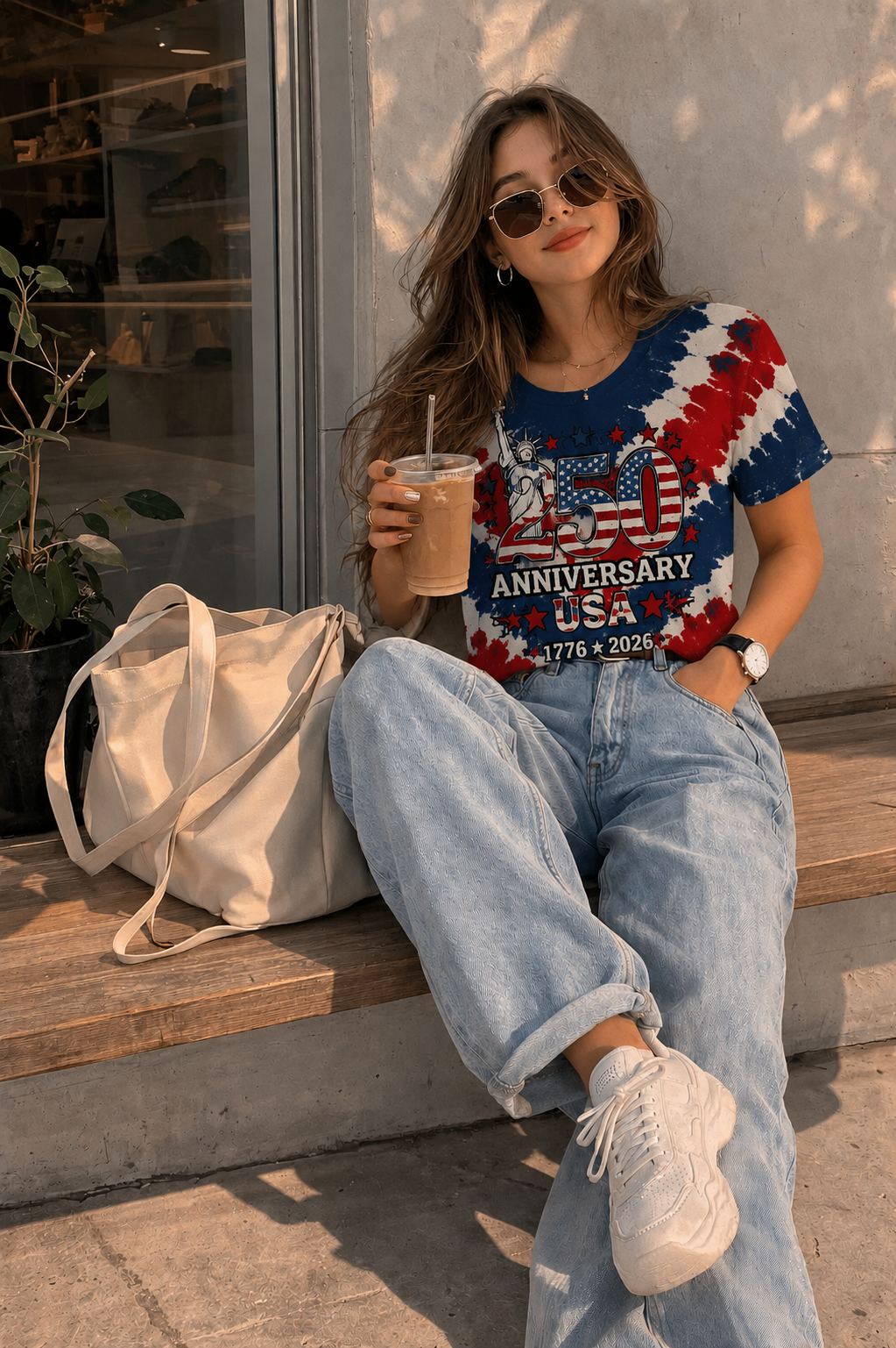 250th Anniversary USA Patriotic Graphic T-Shirt