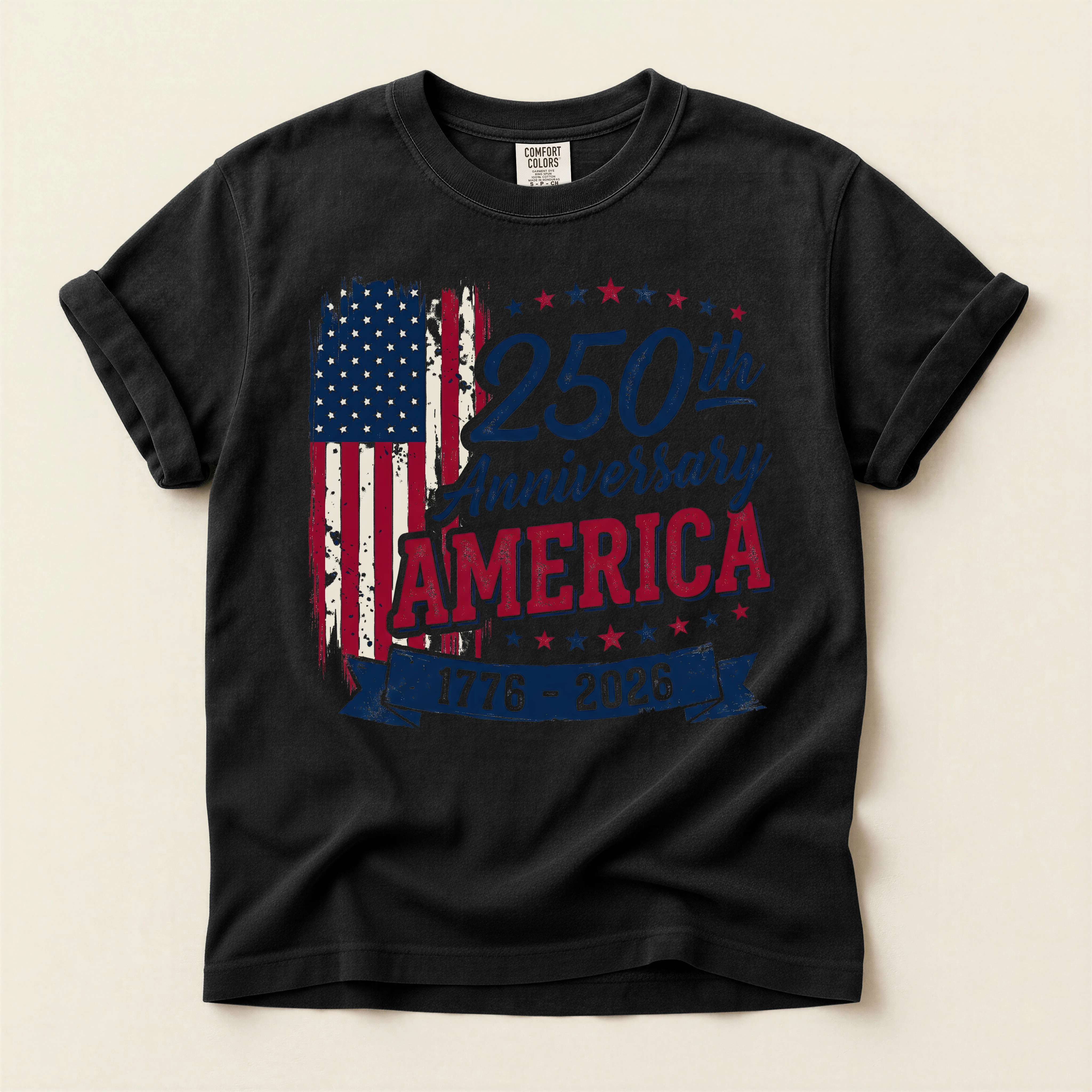 America 250th Anniversary Patriotic T-Shirt