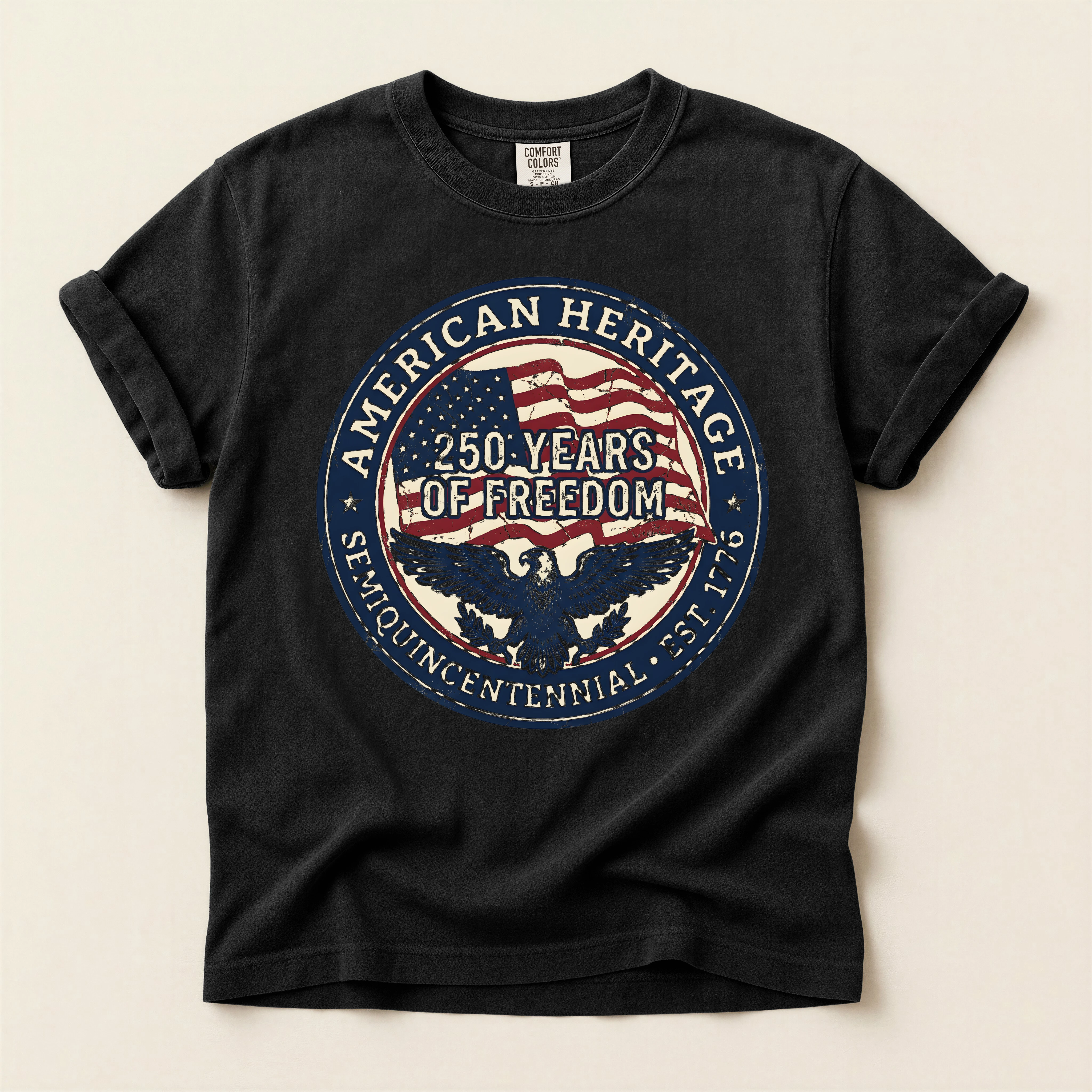 Patriotic Eagle American Heritage T-Shirt