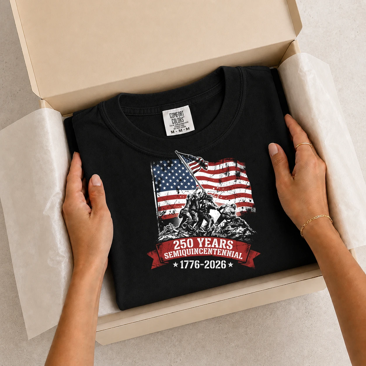 America 250 Years Semiquincentennial Patriotic T Shirt