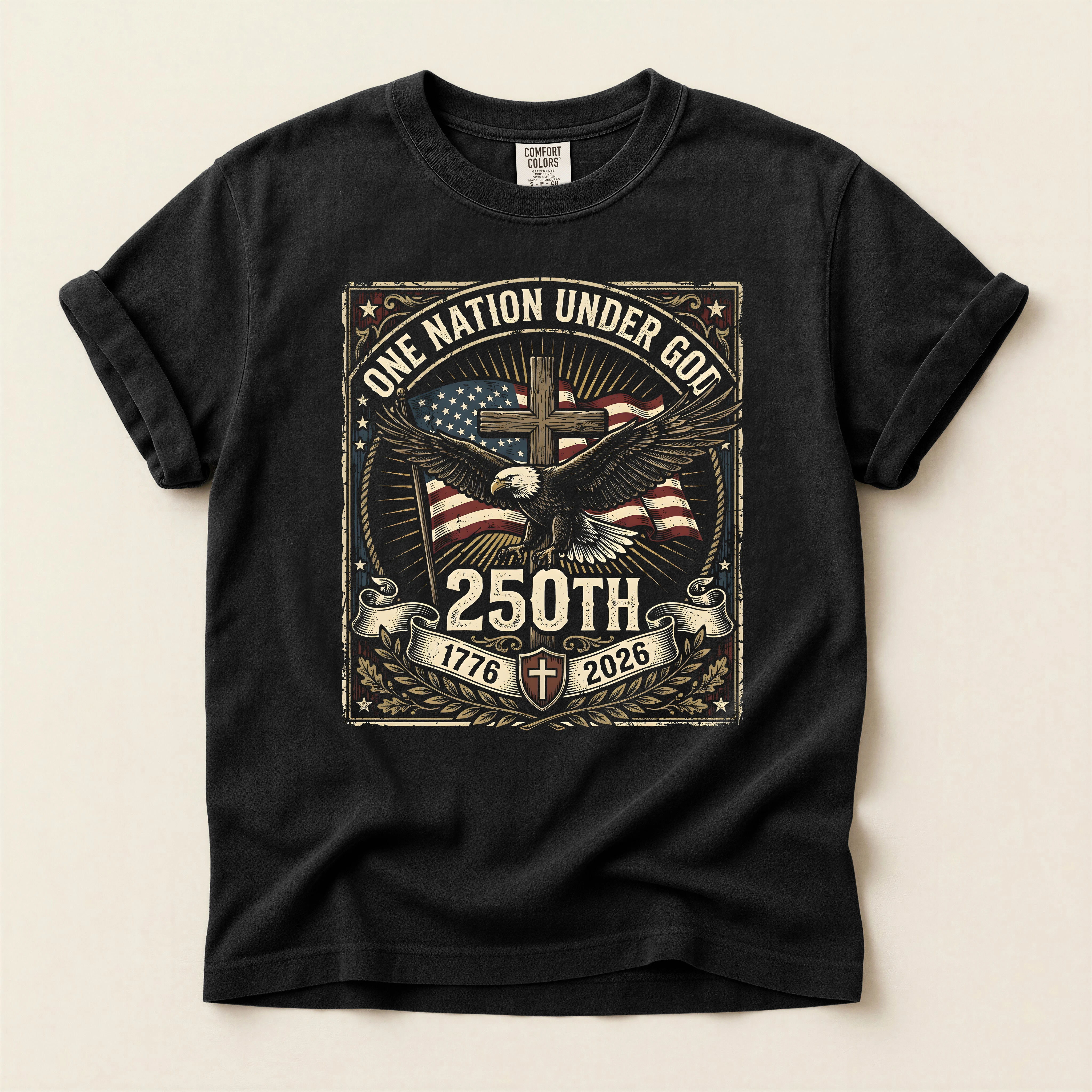 One Nation Under God Patriotic T-Shirt