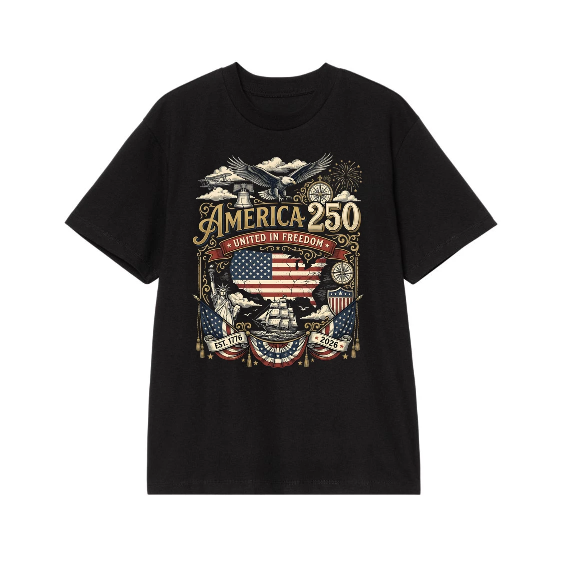 United In Freedom American Heritage T-Shirt