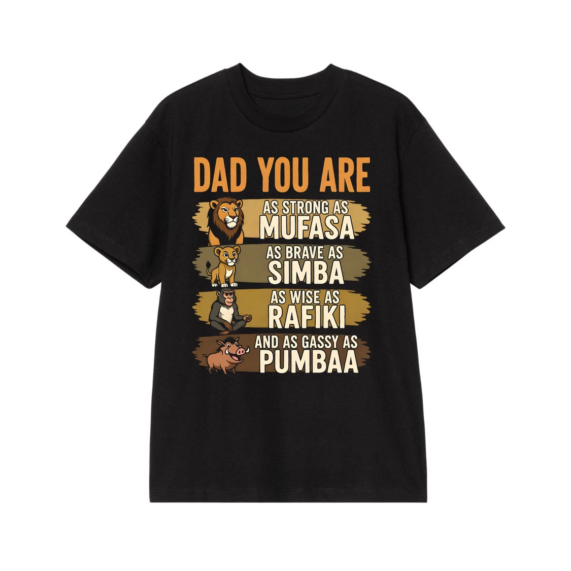 Dad Hero Strength Wisdom Humor Graphic T-Shirt