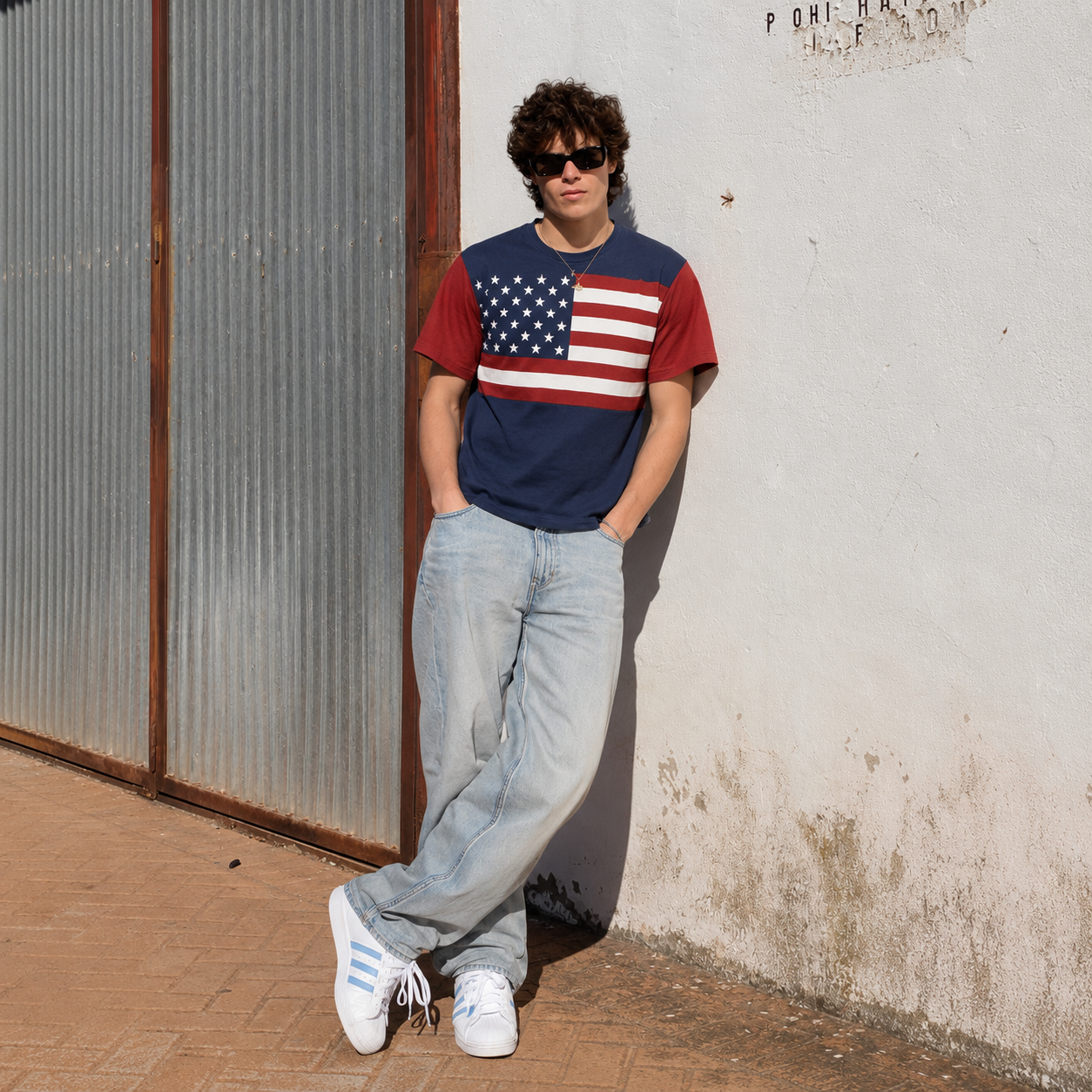 Classic American Flag Patriotic T-Shirt