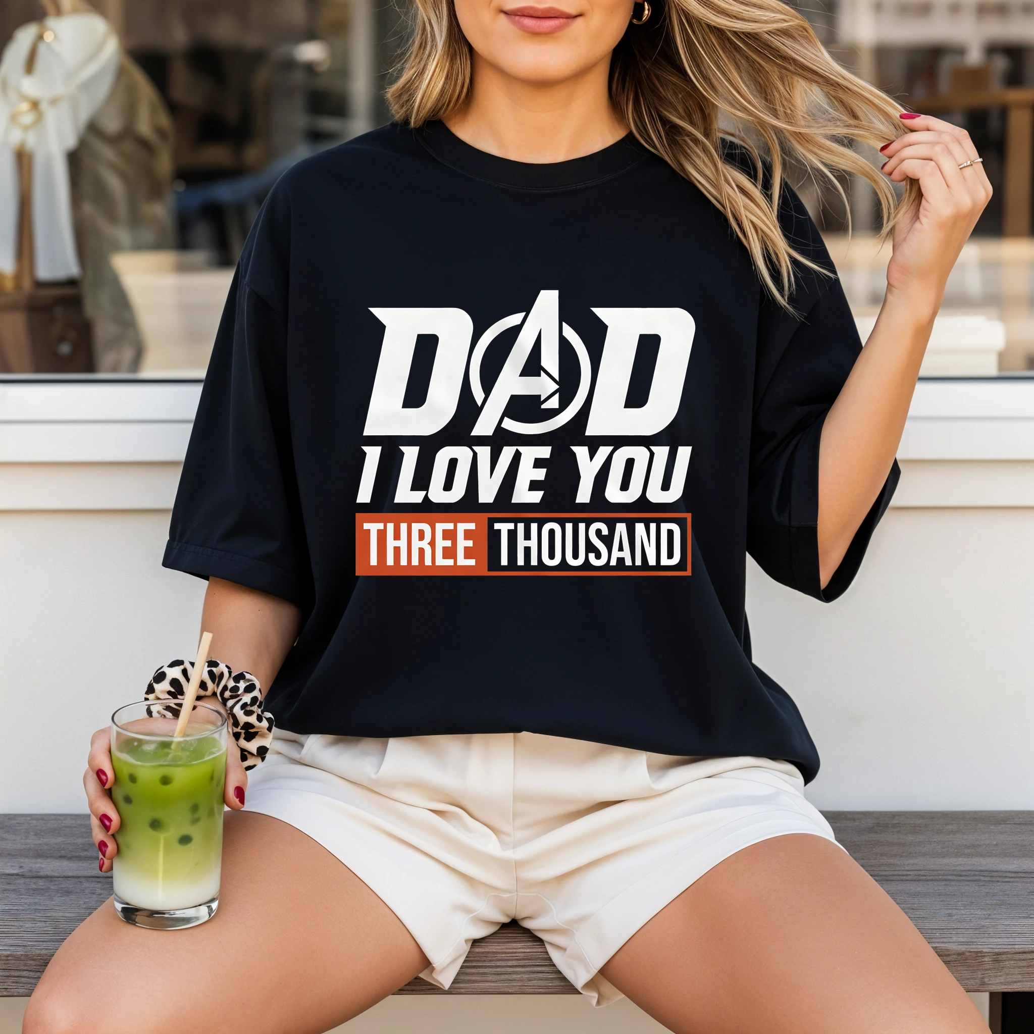 Dad Avengers Inspired Love You 3000 T-Shirt