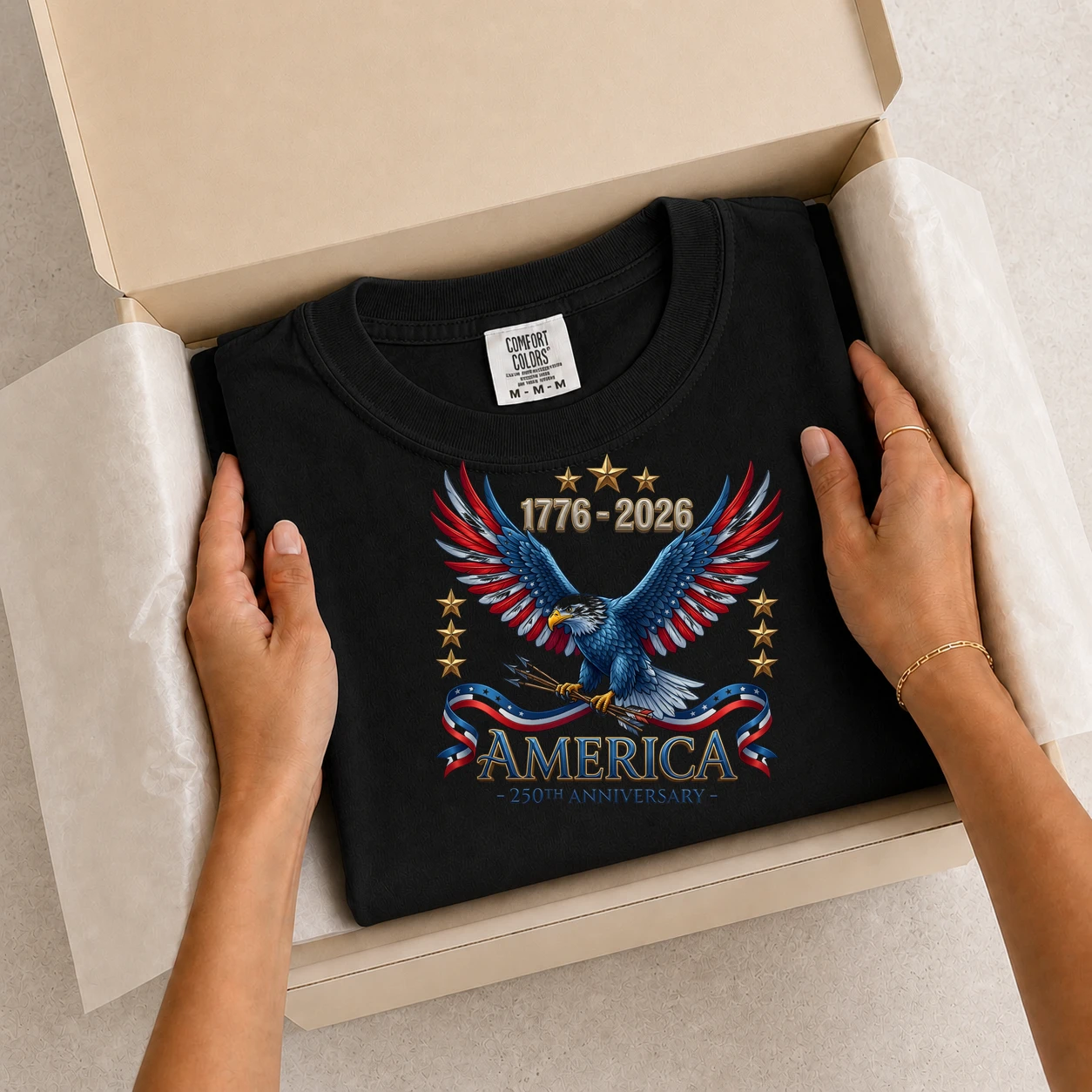 America Quarter Millennium Eagle Tribute T-Shirt