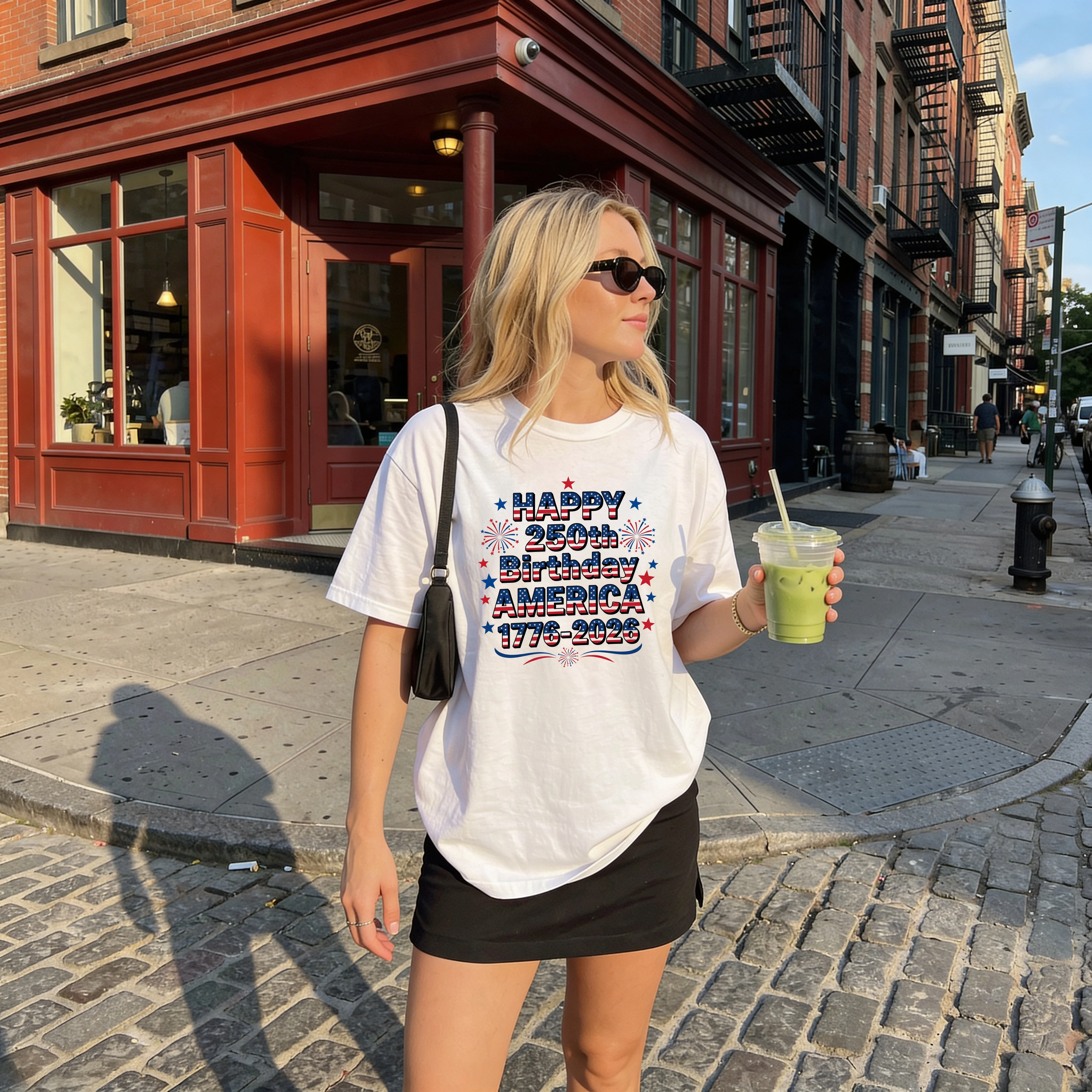 USA 250th Anniversary Independence Day T-Shirt
