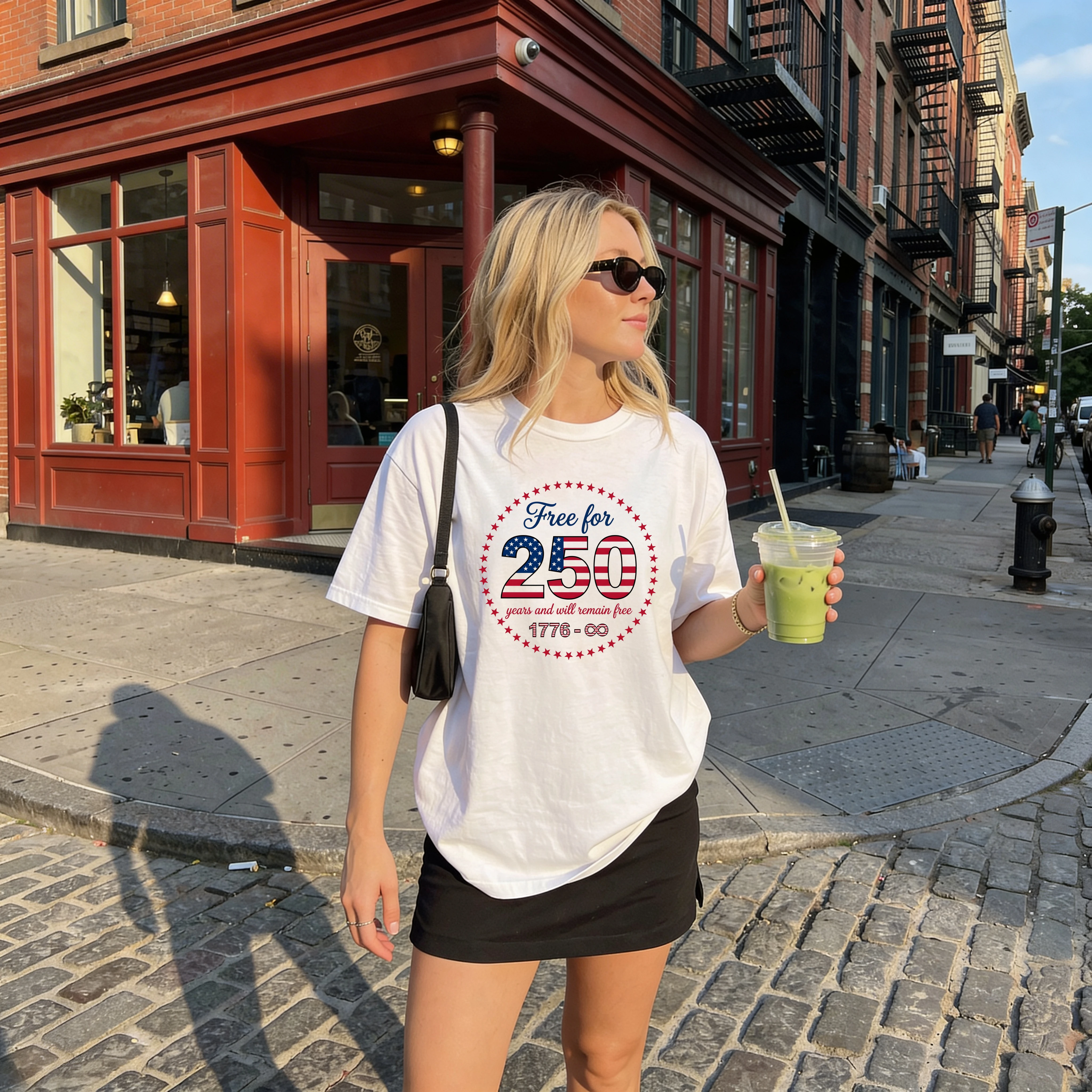 Free Since 1776 USA Independence Anniversary T-Shirt