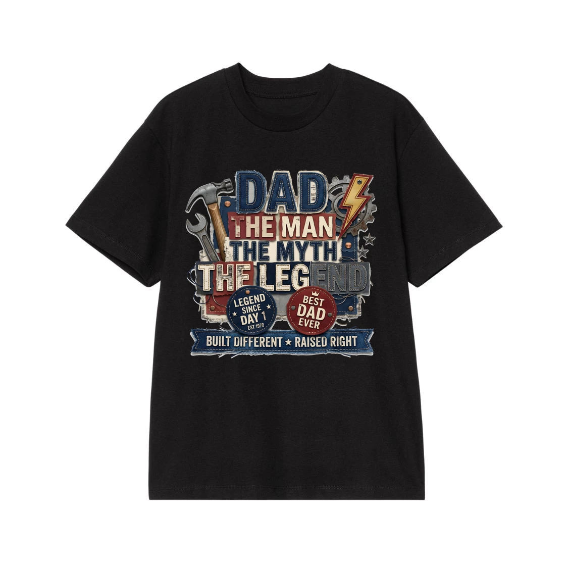 Legendary Dad Fathers Day Graphic T-Shirt