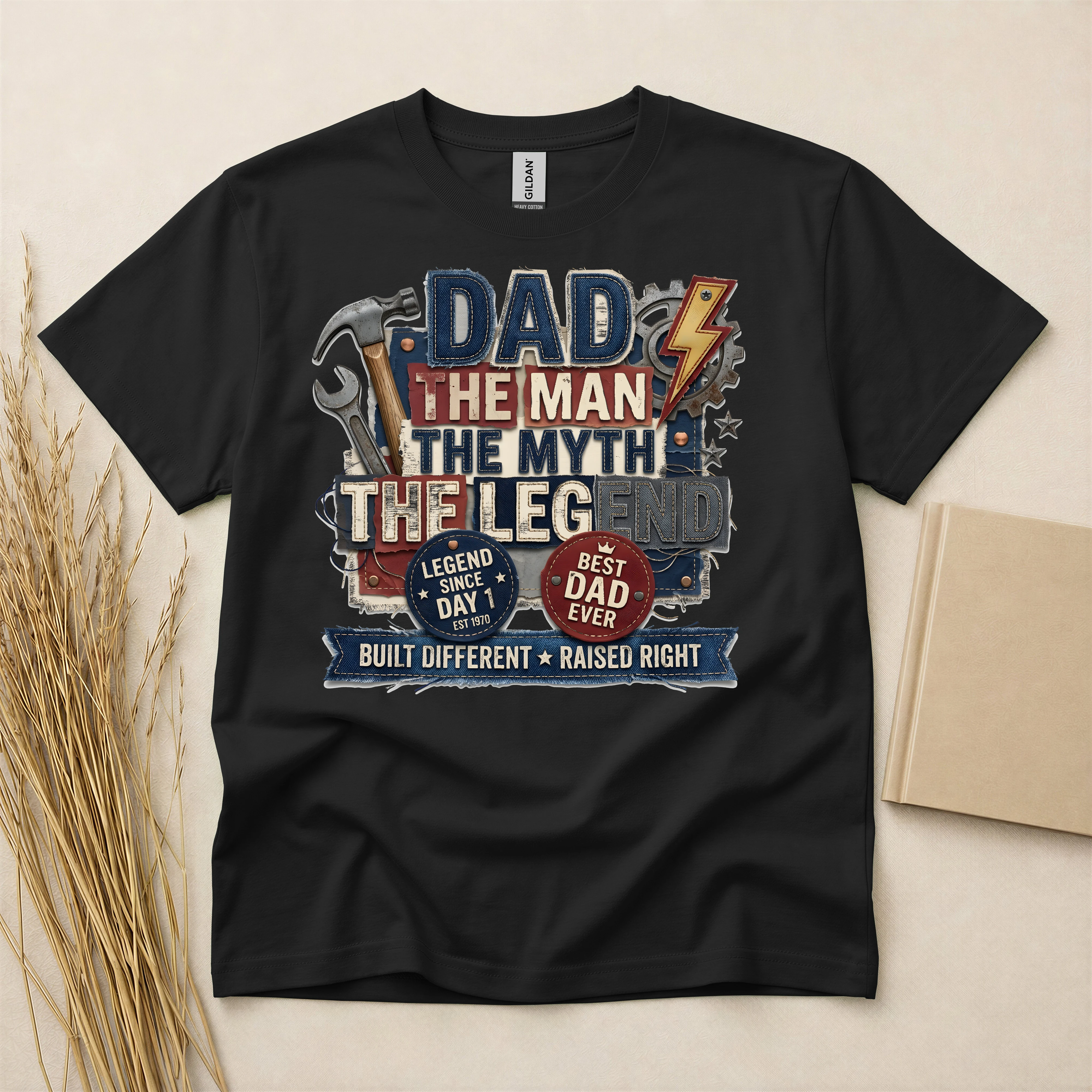 Legendary Dad Fathers Day Graphic T-Shirt