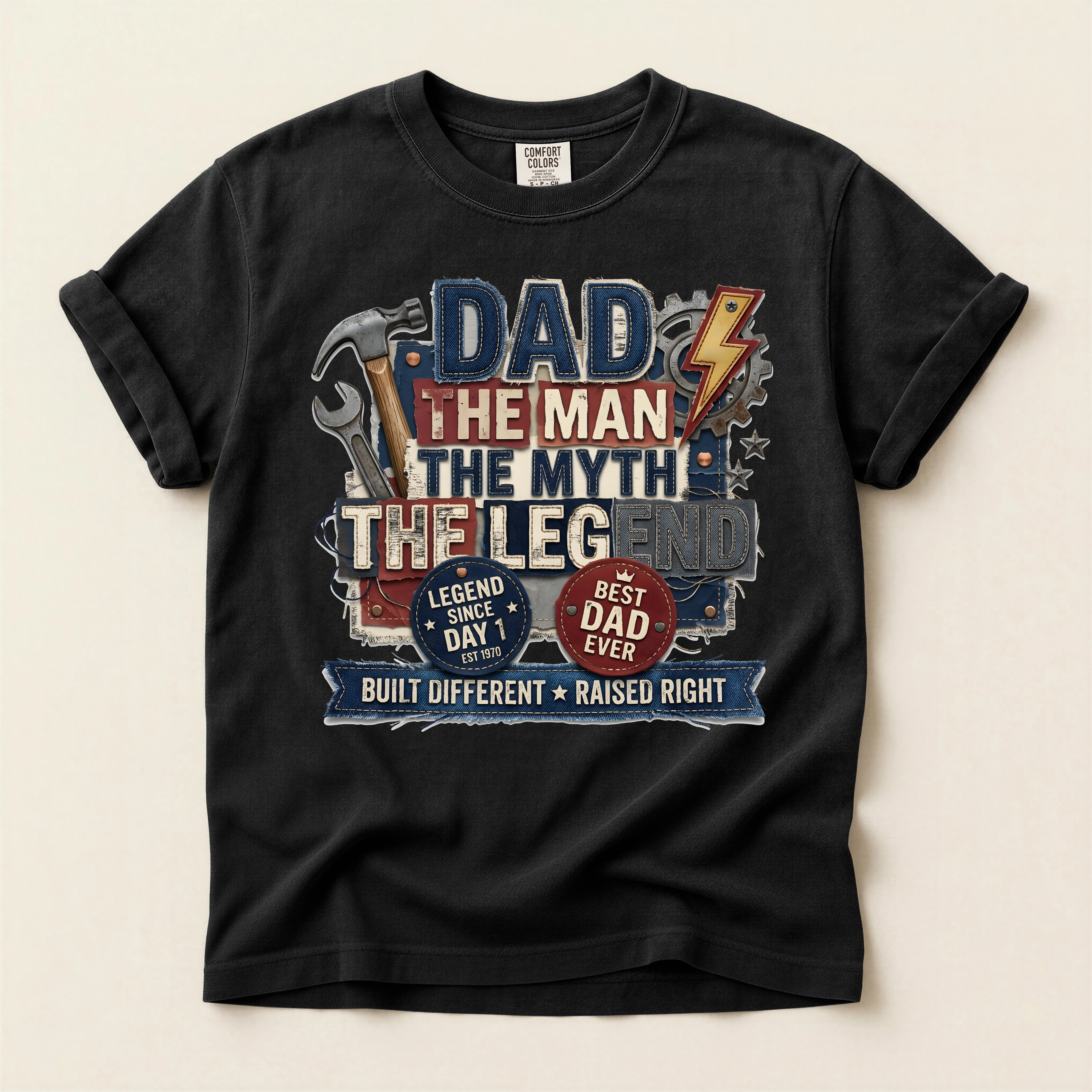 Legendary Dad Fathers Day Graphic T-Shirt