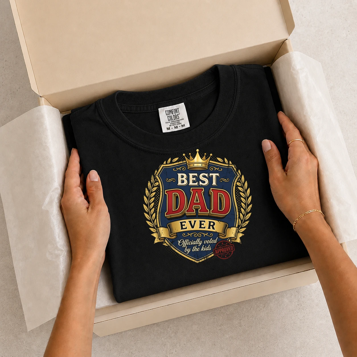 Best Dad Ever King Of The Family T-Shirt