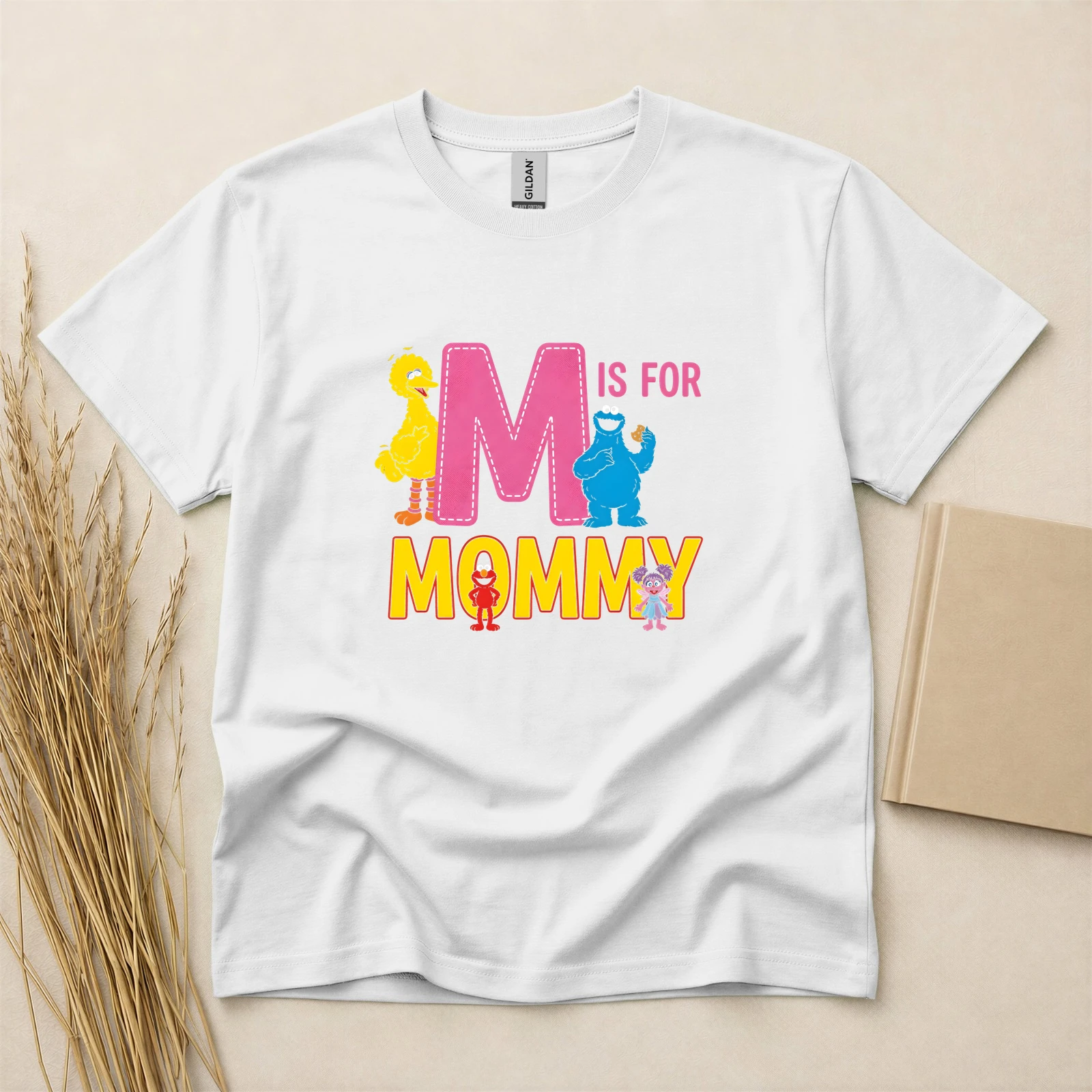 M Is For Mommy Cute Sesame Street Mother's Day T-Shirt