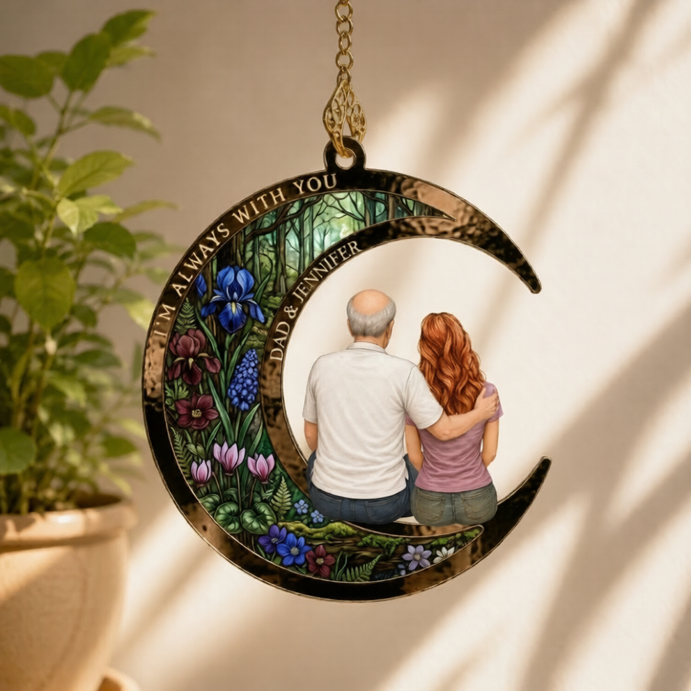 Personalized Always With You Memorial Suncatcher