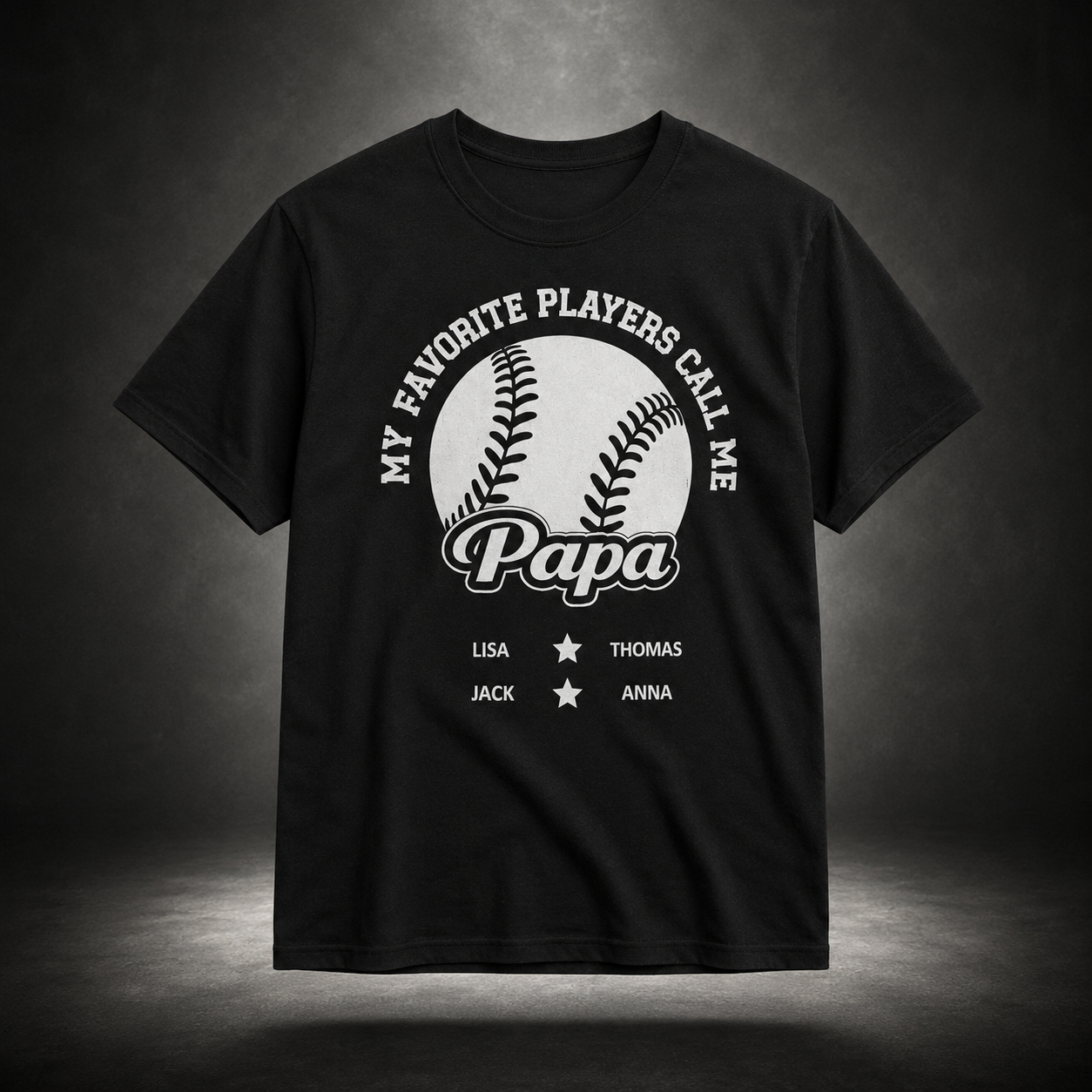 My Favorite Players Call Me Papa Personalized T-Shirt