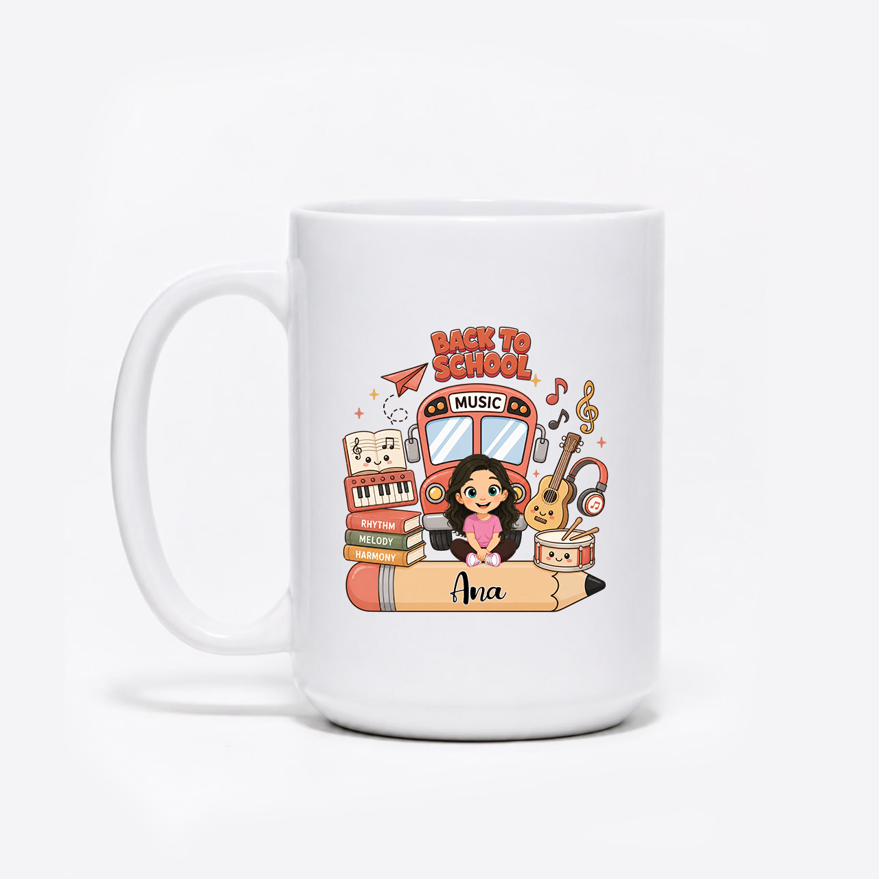 Personalized Back To School Mug for Students – Custom School Coffee Mug – Student Gift Cup