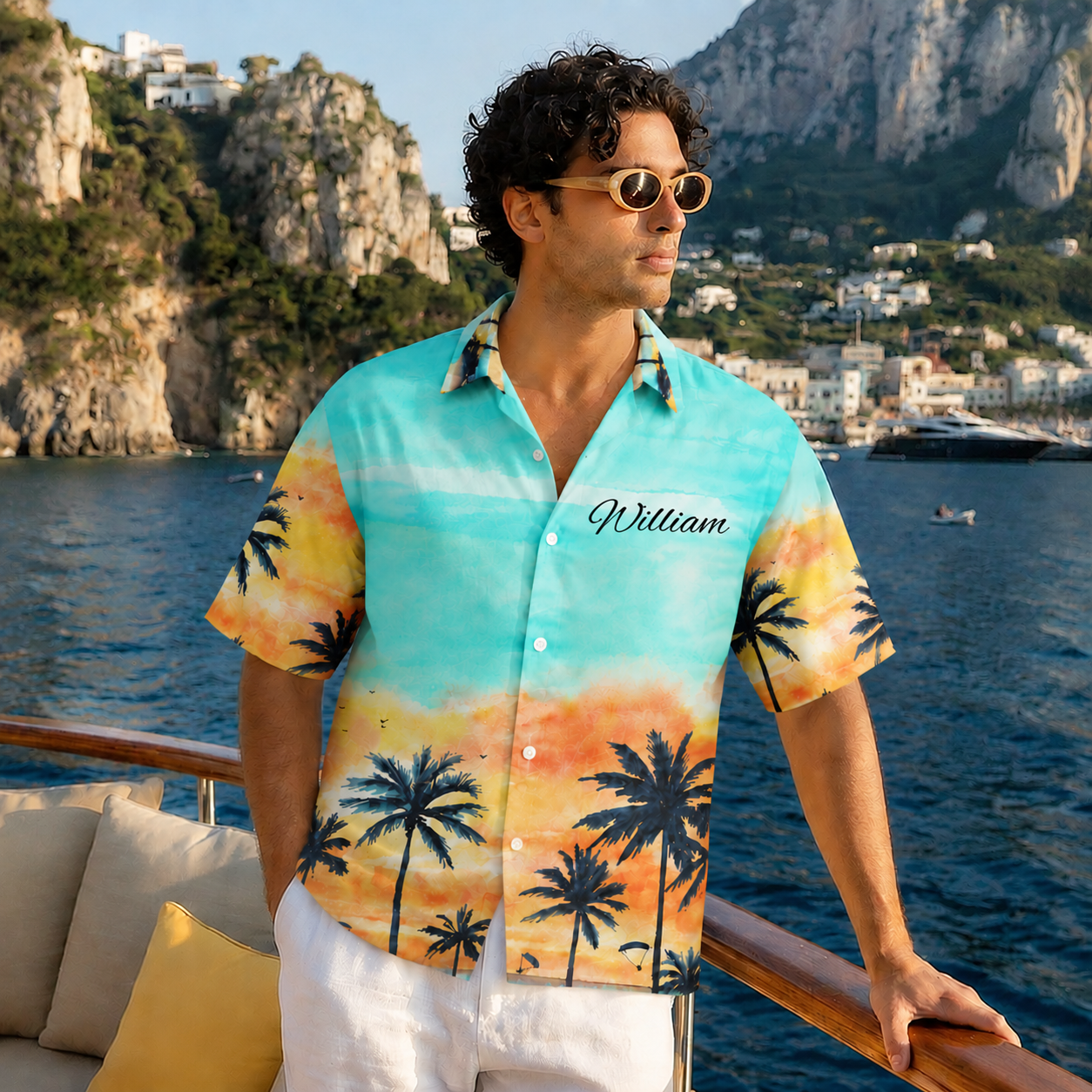 Personalized Family Photo Hawaiian Shirt, Custom Vacation Aloha Shirt, Matching Family Beach Shirt, Custom Family Reunion Shirt, Tropical Photo Button Up