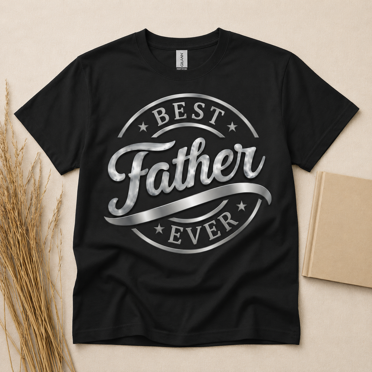 "Best Dad Ever" Shirt - Personalized Typography Design