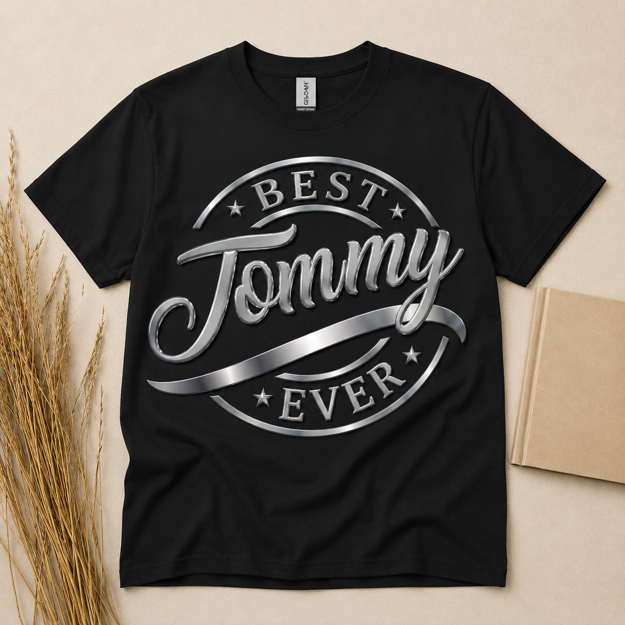 "Best Dad Ever" Shirt - Personalized Typography Design