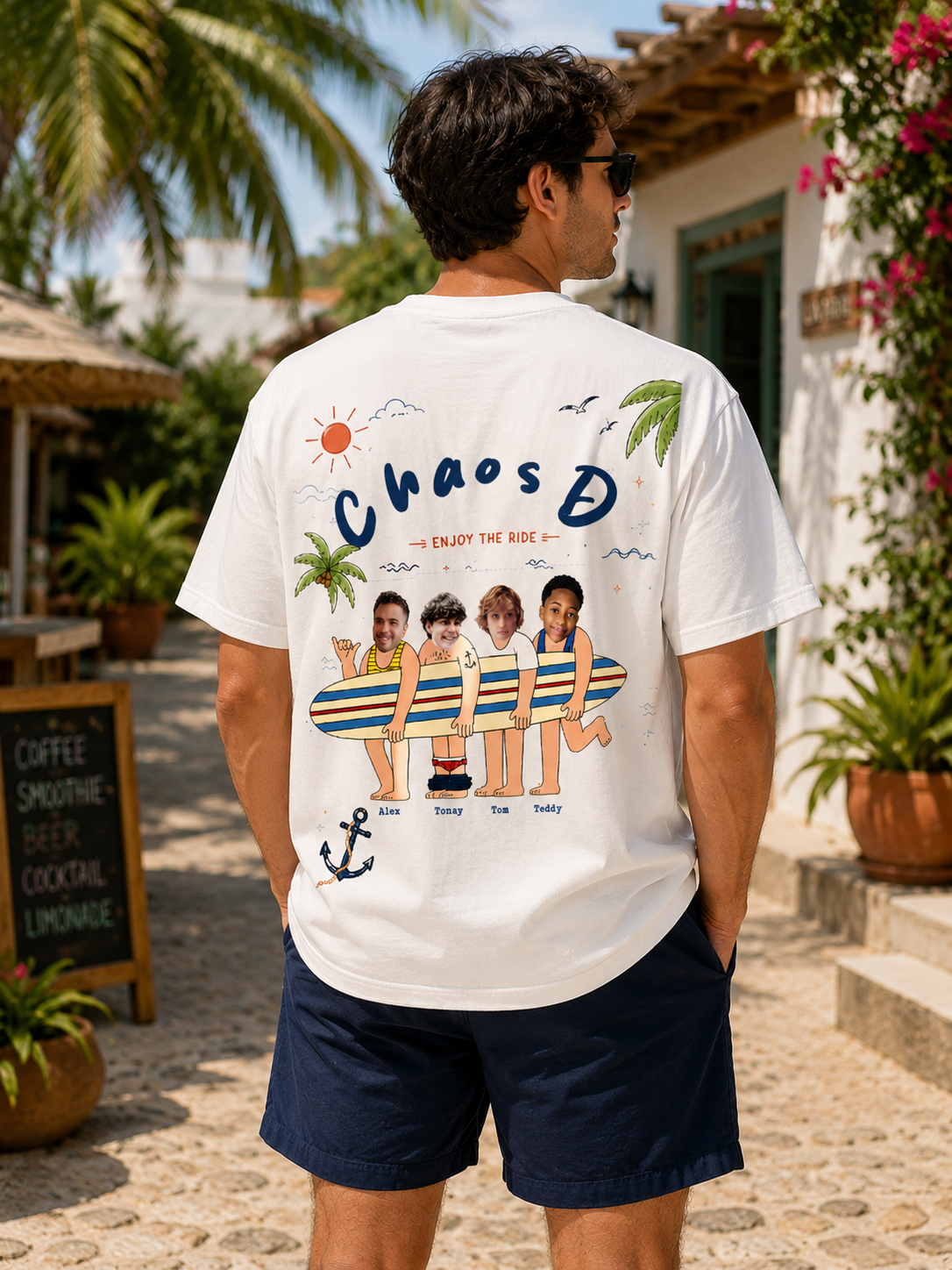Personalized "Face & Character" Squad Tee