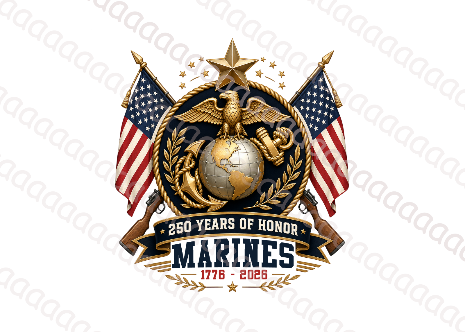US Marines 250th Anniversary - Decal