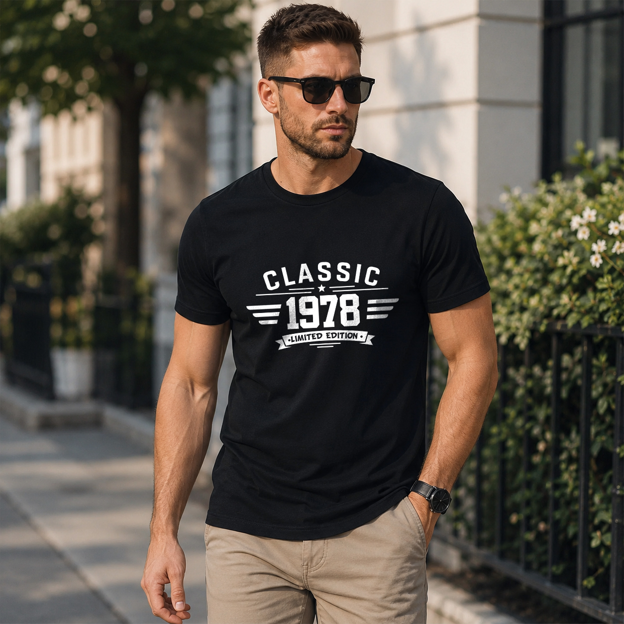 Classic Limited Edition - Birthday Gift, Vintage Old Age Gift For Him, Dad, Husband, Grandpa - Personalized Shirt