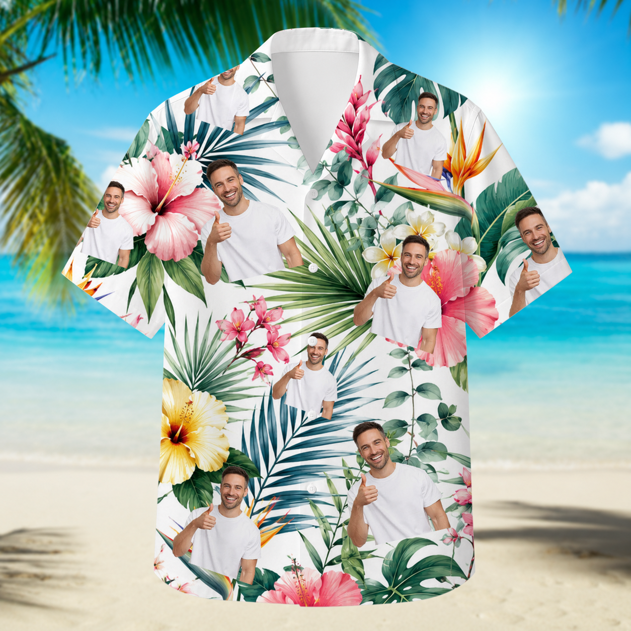 Personalized Upload Photo Hawaiian Shirt