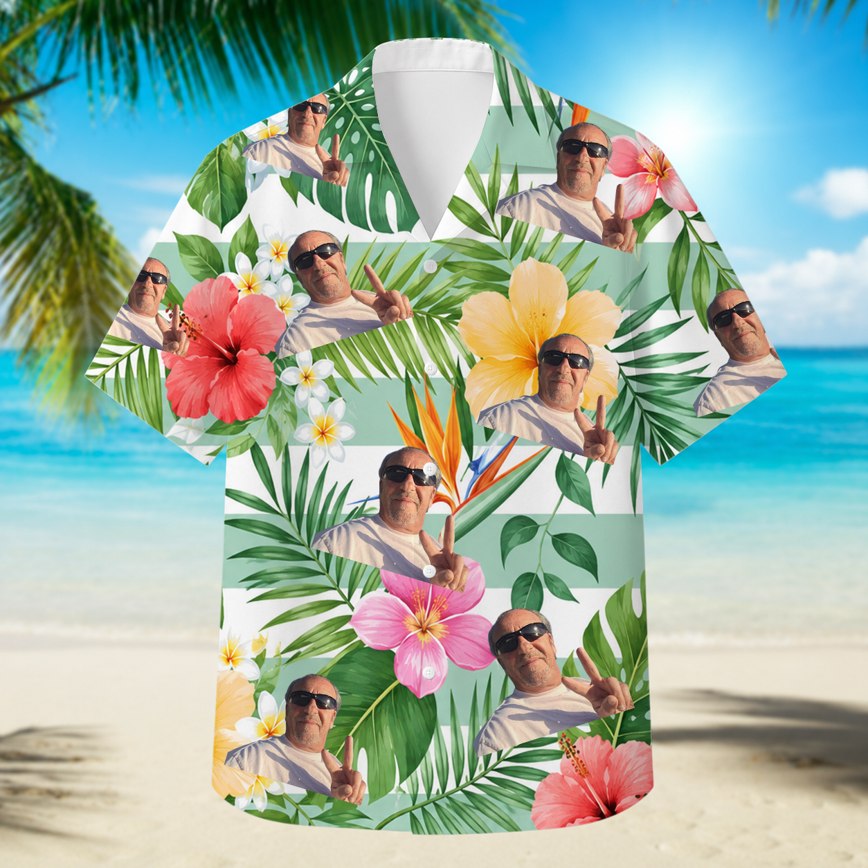 Personalized Upload Photo Hawaiian Shirt