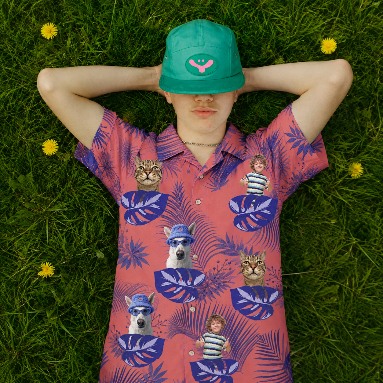 Wear Your Favorite Soul – Personalized Pet Portrait Hawaiian Shirt, Tropical Animal Lover Keepsake and Unforgettable Custom Gift