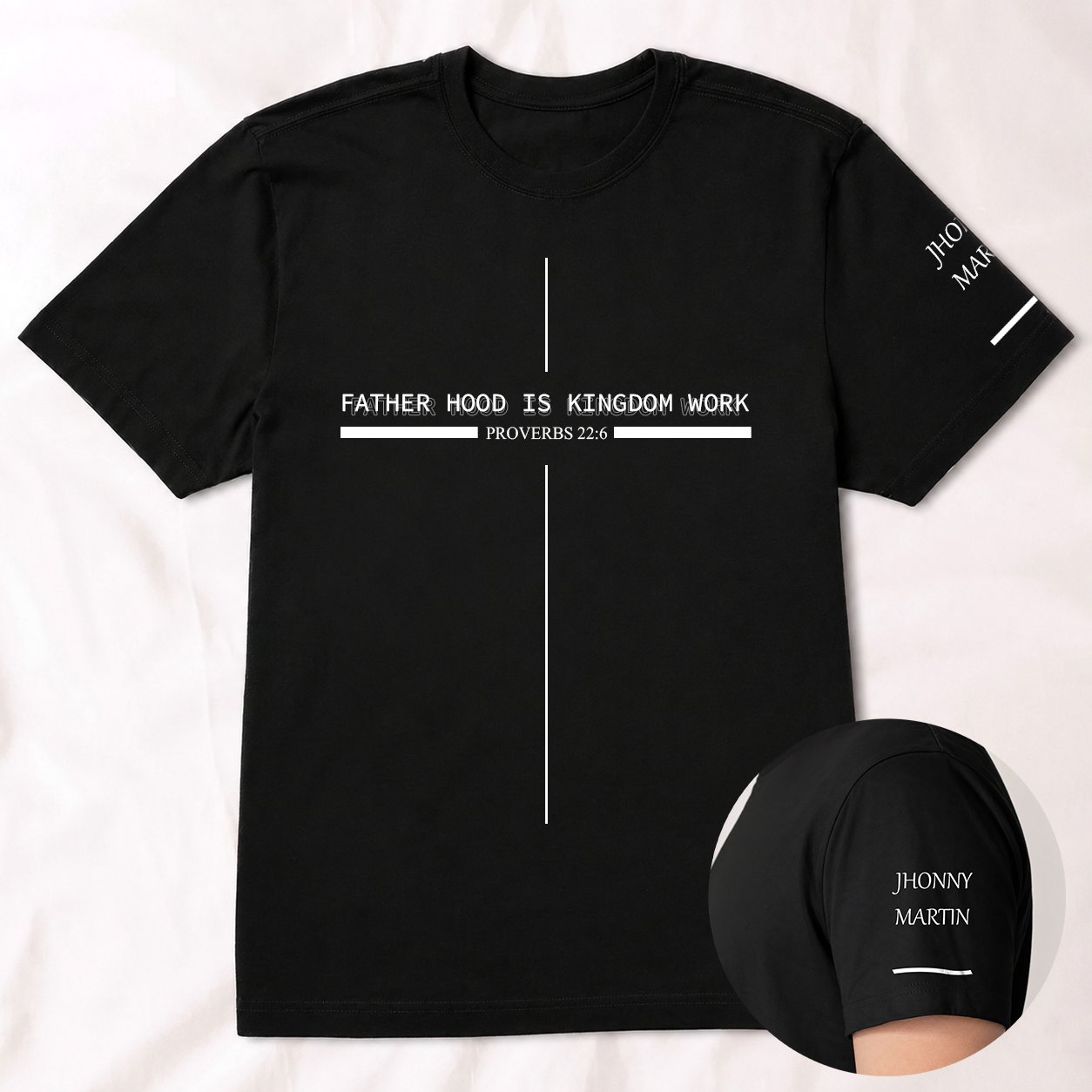 Fatherhood Is Kingdom Work - Personalized Shirt