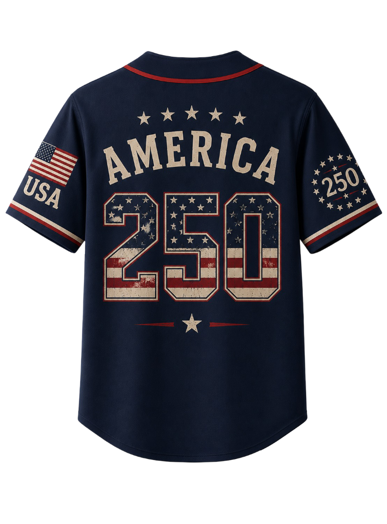 250 Years We The People Baseball Jersey USA 1776-2026 Patriotic Anniversary Shirt Patriotic Gift