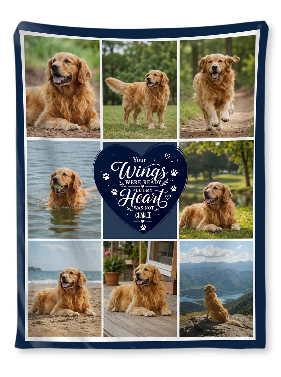 Custom Photo My Hardest Goodbye - Personalized Photo Blanket