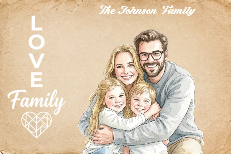 Personalized Family Photo Poster – A Unique Gift for Loved Ones