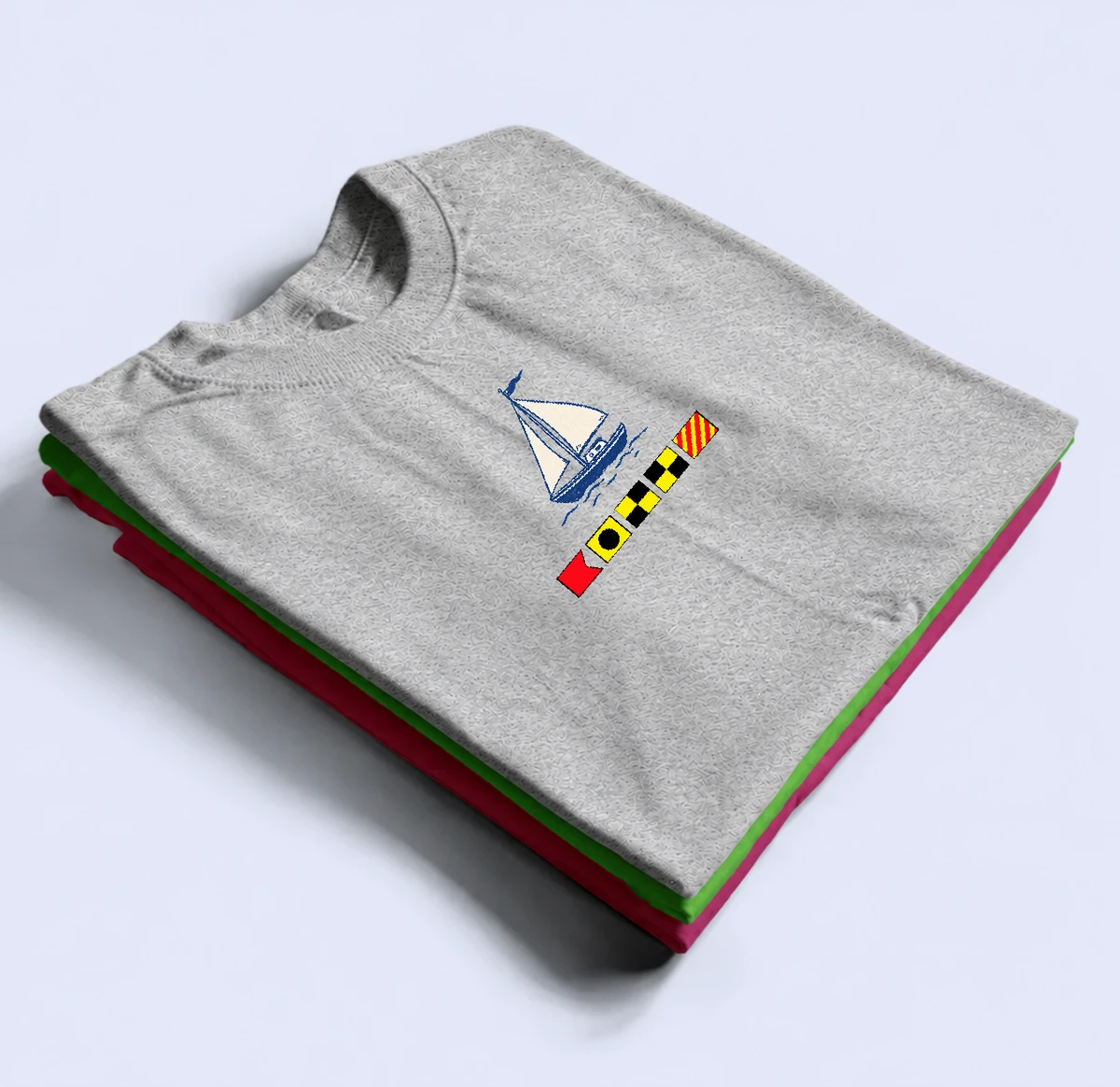 Custom Name In Nautical Flags Marine Code - Personalized T Shirt