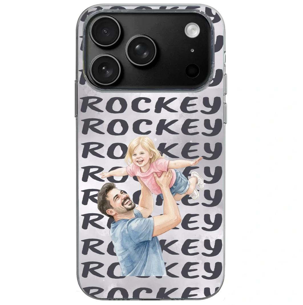 Custom Photo Realistic Watercolor Art Cute Dog Cat Portrait - Personalized Clear Phone Case