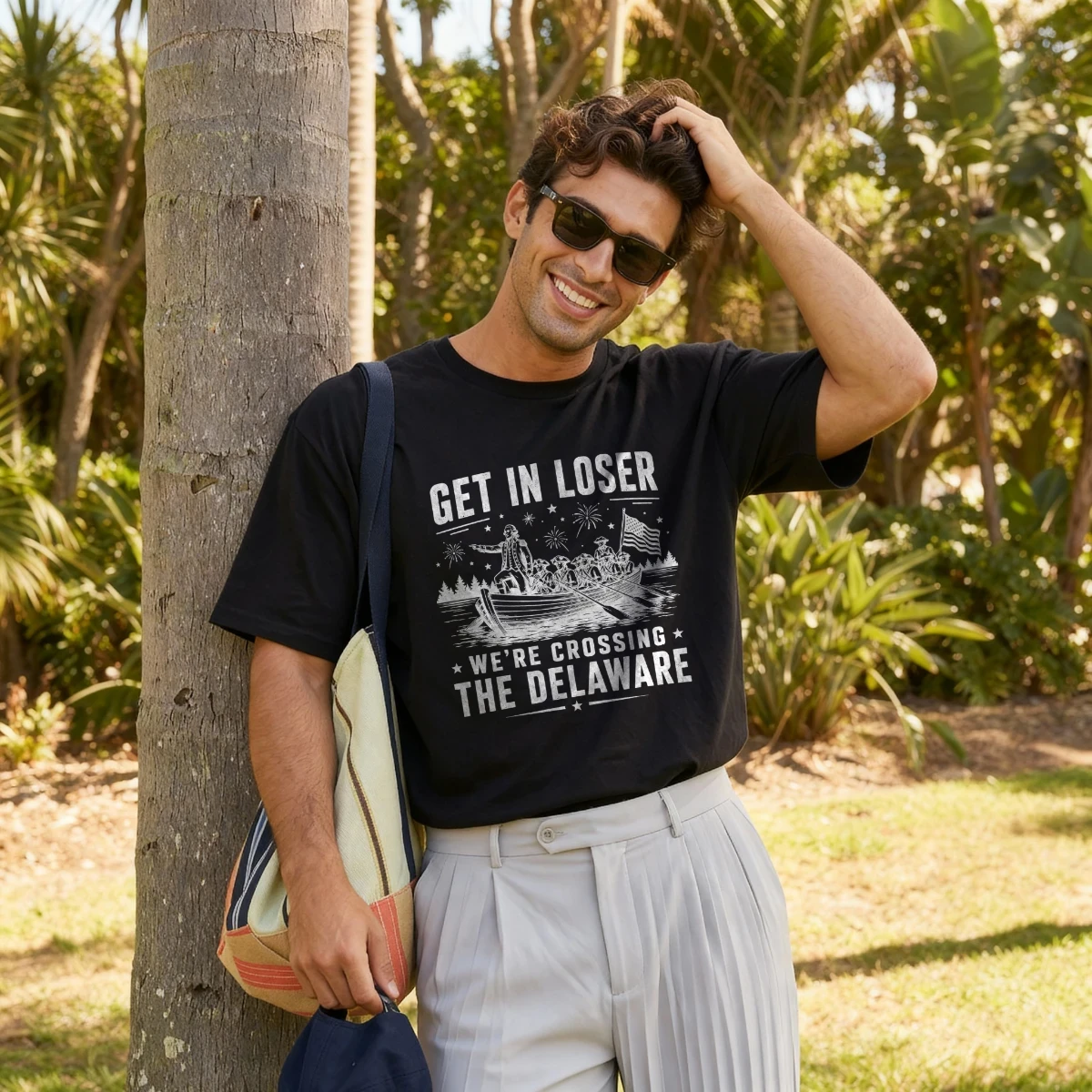 Get in Loser We're Crossing the Delaware - Personalized 2D Unisex T-shirt