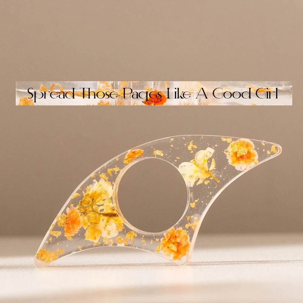 Spread Those Pages - Personalized Resin Book Page Holder