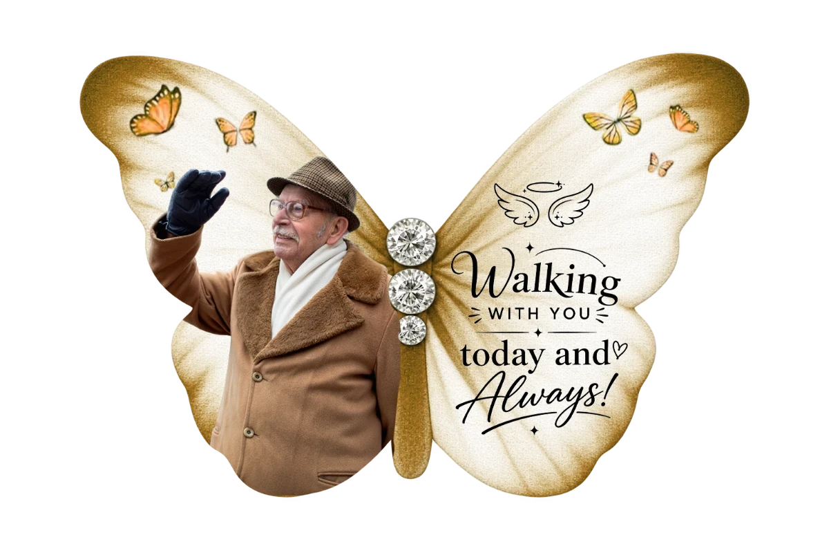 Walking With You Today & Always Wedding Bridal Keepsake - Personalized Brooch