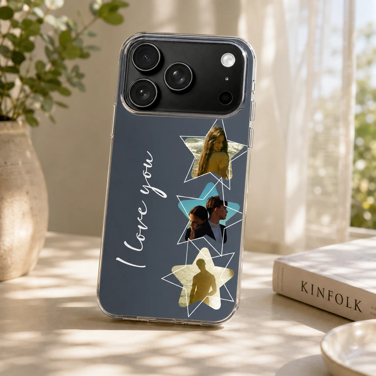 Custom Photo Your Loved Ones - Gift For Couples, Family BFF Best Friends, Besties - Personalized Clear Phone Case