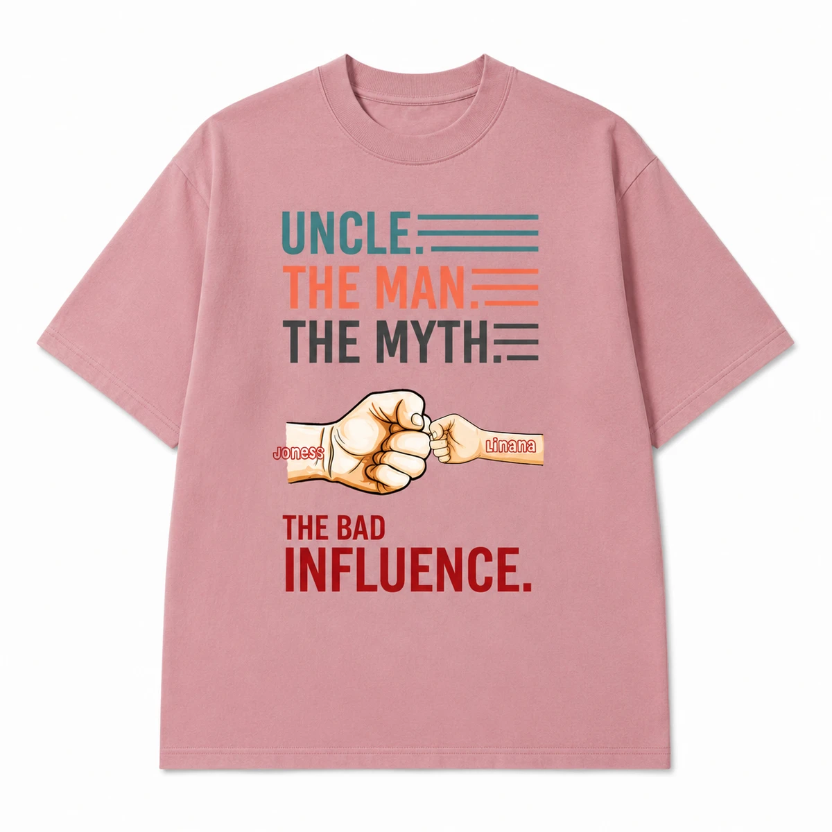 Personalized Uncle Shirt – The Man The Myth The Bad Influence T-Shirt