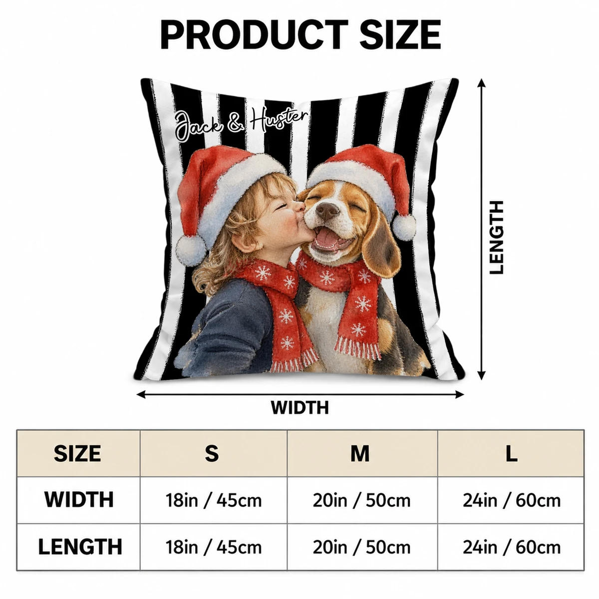 A Christmas Memory You Can Hold Personalized Pillow, Custom Photo & Name, Santa Hat Family Portrait Cushion, Holiday Gift