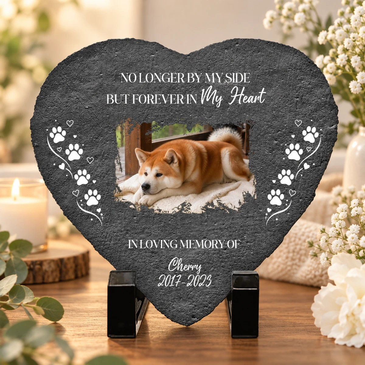 Loving Memory Of Pet - Personalized Pet Memorial Stone